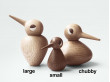 Bird Chubby in oak or smoked oak by Kristian Vedel for Architectmade. New realese.