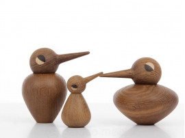 Bird Family en chêne ou chêne fumé. Nouvelle édition 