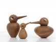 Bird Family in oak or smoked oak by Kristian Vedel for Architectmade. New realese.