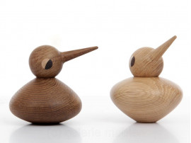 Bird Family in oak or smoked oak by Kristian Vedel for Architectmade. New realese.