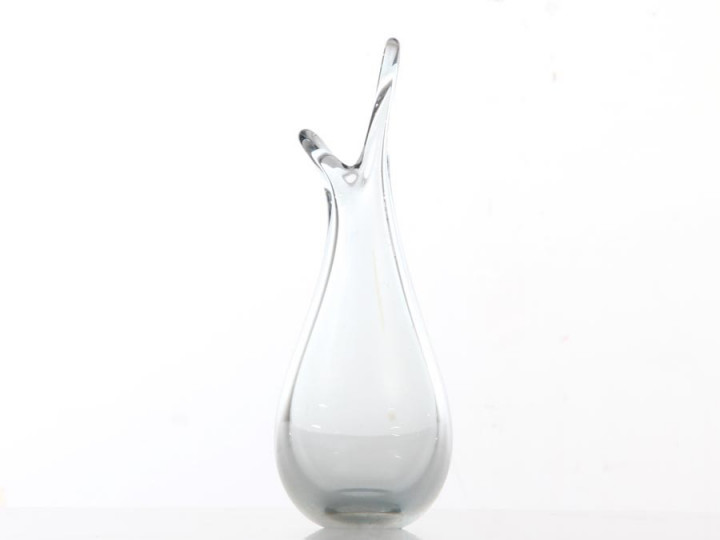 Mid century modern scandinavian vase in glass by Per Lütken