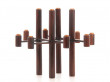 Mid century modern scandinavian folding candle holder in Rio rosewood