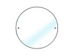Petit miroir scandinave circulaire