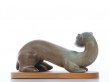 Mid century modern scandinavian ceramic ferret by Gunnar Nylund