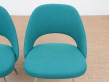 Mid-Century  modern scandinavian pair of executive chairs by Eero Saarinen for Knoll