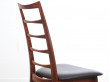 Mid-Century  modern scandinavian set of 4 rosewood chairs modele Lis  by Niels Koefoed