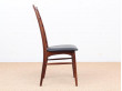 Mid-Century  modern scandinavian set of 4 rosewood chairs modele Lis  by Niels Koefoed