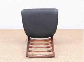 Mid-Century  modern scandinavian set of 4 rosewood chairs modele Lis  by Niels Koefoed