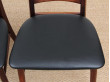 Mid-Century  modern scandinavian set of 4 rosewood chairs modele Lis  by Niels Koefoed