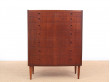 Mid-Century  modern  chest of drawers in teck