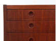 Mid-Century  modern  chest of drawers in teck