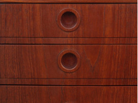 Mid-Century  modern  chest of drawers in teck