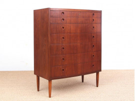 Mid-Century  modern  chest of drawers in teck