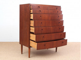 Mid-Century  modern  chest of drawers in teck