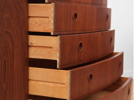 Mid-Century  modern  chest of drawers in teck