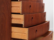 Mid-Century  modern  chest of drawers in teck