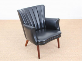 Mid-Century  modern scandinavian armchair model Teddy by Sven Skipper