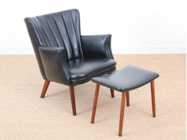 Mid-Century  modern scandinavian armchair model Teddy by Sven Skipper