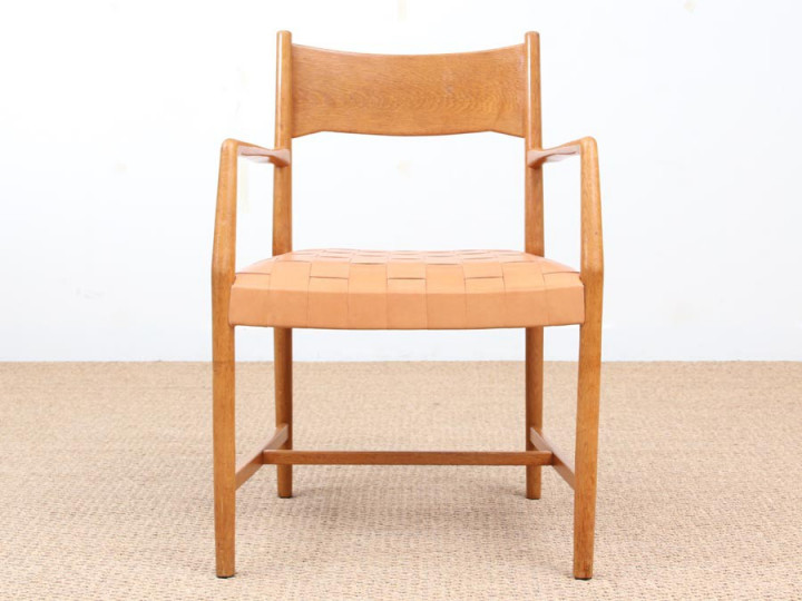 Mid-Century  modern scandinavian armchair model Århus Cityhall by Hans Wegner