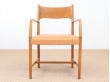 Mid-Century  modern scandinavian armchair model Århus Cityhall by Hans Wegner