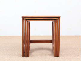 Mid-Century  modern scandinavian nesting tables in teak model Astro for G-Plan