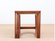 Mid-Century  modern scandinavian nesting tables in teak model Astro for G-Plan