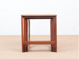 Mid-Century  modern scandinavian nesting tables in teak model Astro for G-Plan