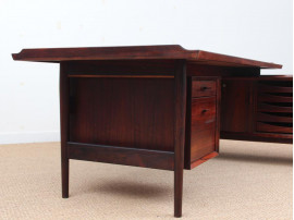 Mid-Century  modern scandinavian large desk in Rio rosewood by Arne Vodder for Sibast Furniture