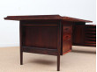 Mid-Century  modern scandinavian large desk in Rio rosewood by Arne Vodder for Sibast Furniture