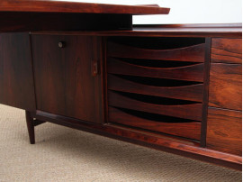 Mid-Century  modern scandinavian large desk in Rio rosewood by Arne Vodder for Sibast Furniture