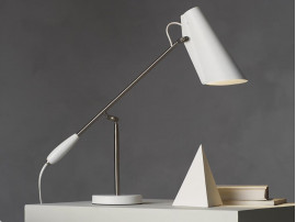 Lampe de table scandinave S-30016 "Birdy" blanche. Edition neuve. 