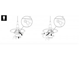 Pièces détachées pour suspension Louis Poulsen modèle PH 3/2