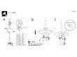 Pièces détachées pour suspension Louis Poulsen modèle PH 3 1⁄2-2 1⁄2 Verre