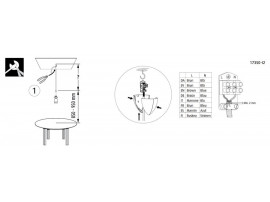 Pièces détachées pour suspension Louis Poulsen modèle PH 3 1⁄2-2 1⁄2 Verre metal