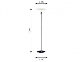 Pièces détachées pour lampadaire Louis Poulsen modèle PH 3 1⁄2-2 1⁄2