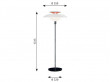 Spare parts for Louis Poulsen floor lamp PH 80