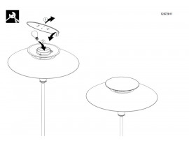 Spare parts for Louis Poulsen floor lamp PH 80