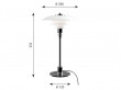 Spare parts for Louis Poulsen table lamp PH 1/2