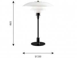 Pièces détachées pour lampe de table Louis Poulsen modèle PH 3 1⁄2-2 1⁄2 Verre