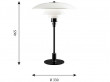 Pièces détachées pour lampe de table Louis Poulsen modèle PH 3 1⁄2-2 1⁄2 Verre