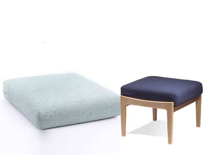 Coussins pour repose-pieds Getama GE 290S de Hans Wegner. 