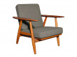 Jeu de coussins, assise et dossier, pour fauteuil "Cigar" Getama GE 240 de Hans Wegner. 