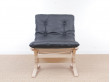 Mid modern century Siesta Classic armchair, low back by Ingmar Relling. New edition.