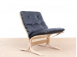 Mid modern century Siesta Classic armchair, low back by Ingmar Relling. New edition.