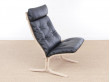 Mid modern century Siesta Classic armchair, hight back by Ingmar Relling. New edition.