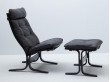 Mid modern century Siesta Classic armchair, hight back by Ingmar Relling. New edition.