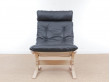 Mid modern century Siesta Classic armchair, hight back by Ingmar Relling. New edition.