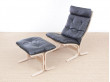 Mid modern century Siesta Classic armchair, hight back by Ingmar Relling. New edition.