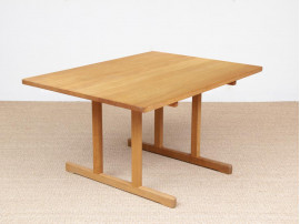 Table de repas scandinave en chêne massif Modèle Shaker 6287