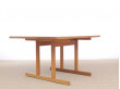 Mid-Century modern scandinavian dining table  Shaker 6287 by Borge Mogensen